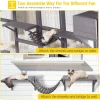 Catio Outdoor Cat Enclosure Window Box Wall Mounted Wooden Cat House Playground with Scratching Posts, Cat House