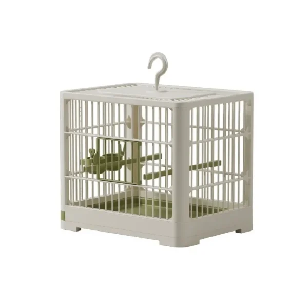Portable Bird Container Bird Travel Carrier Bird Cage with Handle Large Space Breathable Foldable