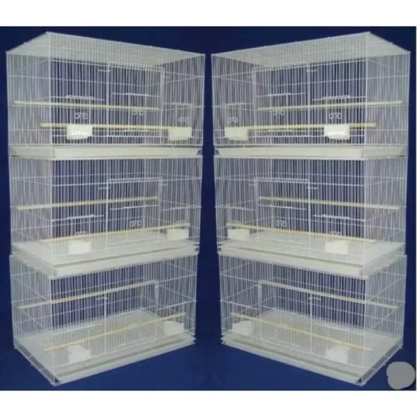 Lot of 6 Breeding Bird Carrier Cage for Parakeet Canary Finch Loverbird