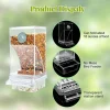 Automatic Parrot Food Feeder No Messes Bird Feeders Acrylic Seed Food Container Cage Accessories For Small And Medium Parakeets