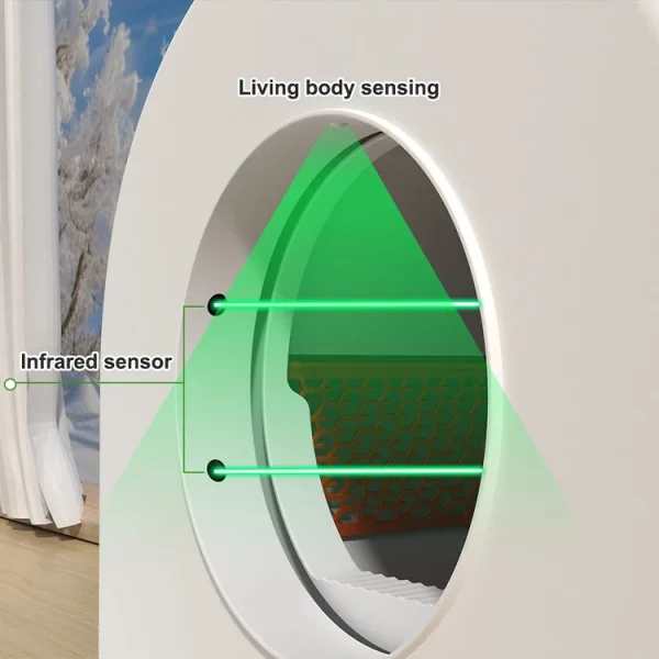 APP Control Intelligent cat Litter Box Self-cleaning 68L Large Capacity cat Litter Box Robot Automatic cat Litter Box