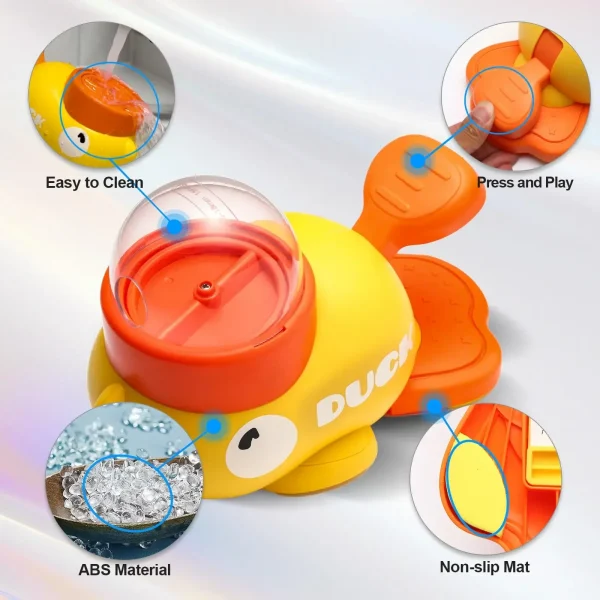 Dog Cat food Feeder Cartoon Duck Design Pet Snack Puzzle Feeder Anti-Slip Puppy Automatic Dog Cat Food Dispenser Toy