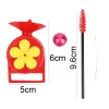 1Set Hummingbird Feeder Hand Held Accessories Durable Bird Feeder Plastic Hanging Dispenser Hummingbird Food Feeder for Garden