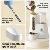Hamster Automatic Feeding and Watering Device, A Two-in-one Water Bottle and Food Bowl for Golden Hamsters