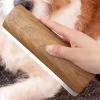 Dog Hair Remover Brush Wooden Handle Dog & Cat Brush Cat & Dog Grooming Slicker Brush for Pets Grooming Brushes for Long Short