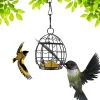 Hanging Bird Feeders Metal Feed Dispense Outdoor Birdcage Feeder Hay Ball Guinea Pig Hamster Rabbit Bird Pet-Keeping Tool
