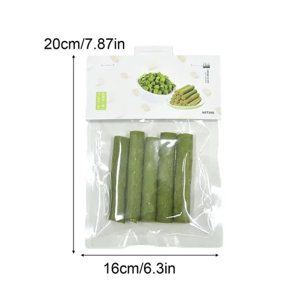 5Pcs/Bag Cat Grass Teeth Grinding Stick Pet Snack Hairball Removal Mild Hair Cat Teeth Cleaning Stick Nutrition Fatten Pet Foods