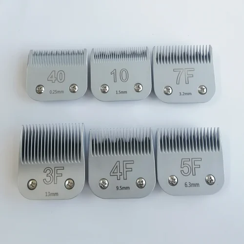 10#，30#，40#，3F，4F，5F，7F A5 Blade Fit For Andis & Oster & Moser & Wahl KM10 Series Pet Grooming Dog clipper Trimmer