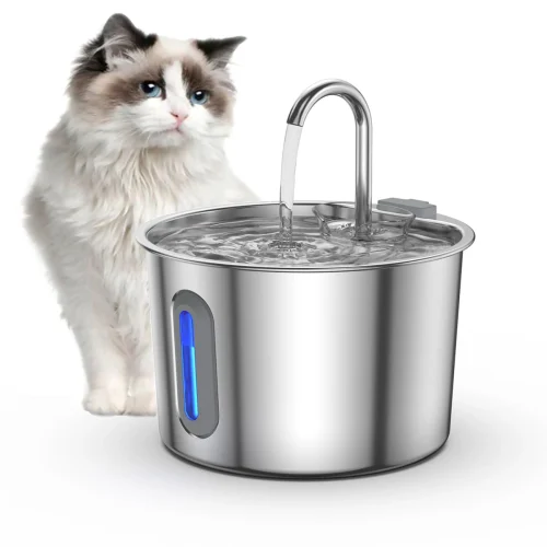 2.2L smart cat fountain automatic recirculation filter cat and dog water distributor USB electric silent type
