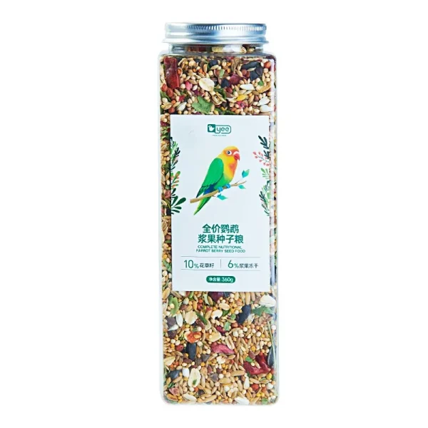 Bird Food Berry Seeds Parrot Food Peony Tiger Skin Xuanfeng Feed Shelled Five-color Millet General Bird Food Mixed Grain
