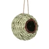 Handcrafted Weaved Hanging Parrot Hummingbird Nest Houses Birds Nest Cage Egg Cage House Outdoor Home Decoration and Gardening
