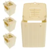4 Pcs Bird Breeding Box Nesting Hut Hatching House Incubation Cage Pet Supplies Plastic Bird Hut Roosting Box Hanging Case Bird