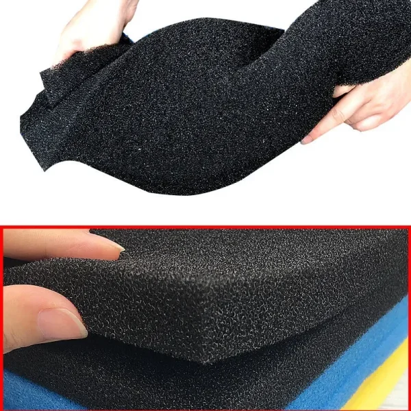 aquarium accessories Practical Biochemical decoration Cotton Sponge Aquarium Filter Fish Tank Pond Black Foam sponge Tank
