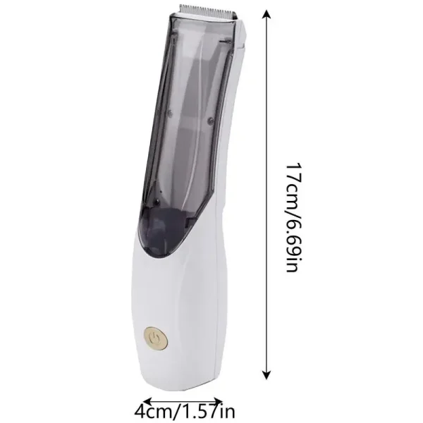 Dog Shaver Clipper 3-speed Cordless Pet Hair Clipper With Suction USB Vacuum Electric Dog Hair Trimmer Low Noise 1500mAh USB