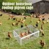 Auto Trap Bird Cage Rabbit Cage Mouse Cage Entry Only No Exit Thickened Encrypted Automatic Pigeon Collecting Portable Bird Cage