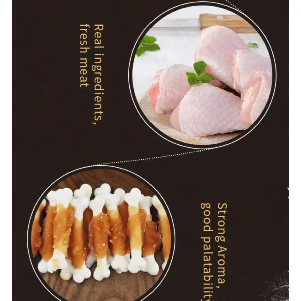 Pet Dog Biscuits Delicious Snacks Milk Chicken Calcium Food Bone Snacks Teething Food Teeth Cleaning Training Reward Sticks