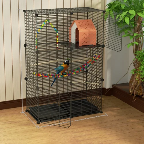 Birdcage Parrot Bird Villa Iron Mesh Cage Pigeon Tiger Skin Starling Acacia Bird Metal Bird Cage