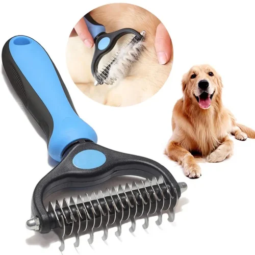Dog Brush Pet Hair Remover Professional Pet Shedding Brush for Dogs Cats Pet Fur Knot Cutter Cat Comb Brushes Dog Accessories