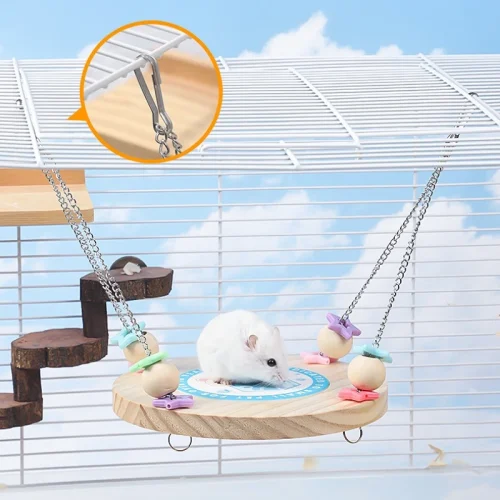 Hamster Summer Cooling Plate Pets Cooling Pad Swing Bed Chinchilla Rabbit Cool Bed Hammock for Guinea Pig Ferret Cage Supplies