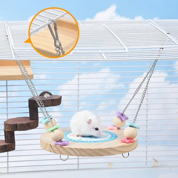 Hamster Summer Cooling Plate Pets Cooling Pad Swing Bed Chinchilla Rabbit Cool Bed Hammock for Guinea Pig Ferret Cage Supplies