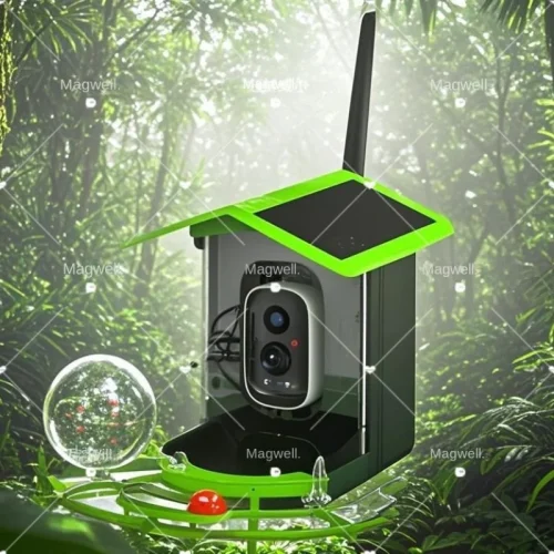 2024 Smart Bird Feeder Outdoor with AI Recognition - 4K Solar Camera, 8L Waterproof & Squirrel-Proof Design