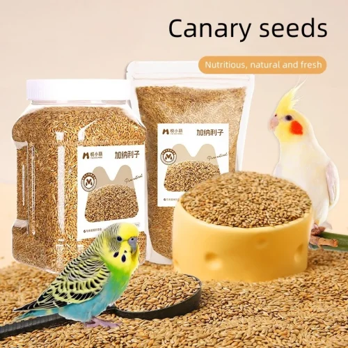 Bird Food Canary Seeds Parrot Food Peony Tiger Skin Xuanfeng Feed Shelled Special Grain General Bird Food Parrot Bird Food Feed