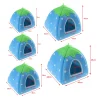 Cute Strawberry Dog Sleeping Bag Dual-Purpose Winter Animal House Nest Washable Foldable Soft Creative Fashion Pet Nest Supplies