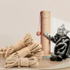 4MM/6MM/8MM Pet Sisal Rope 10M Cat Scratcher Rope Tree Scratching DIY Pet Toy Scratching Cat Paw Claw Furniture Protector