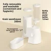 Hamster Automatic Feeding and Watering Device, A Two-in-one Water Bottle and Food Bowl for Golden Hamsters