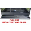 Extra Large Stackers Heavy Duty Wrought Iron Breeder Parrot Aviary Bird Breeding Rolling Cage with Side Nest Doors