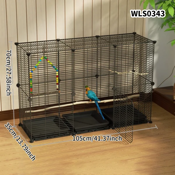 Birdcage Parrot Bird Villa Iron Mesh Cage Pigeon Tiger Skin Starling Acacia Bird Metal Bird Cage