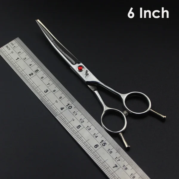 9inch 8" 7.0" Professional Japan Stainless Steel Pet Grooming Scissors Curved Hair Scissors For Cat And Dog Barber Shears