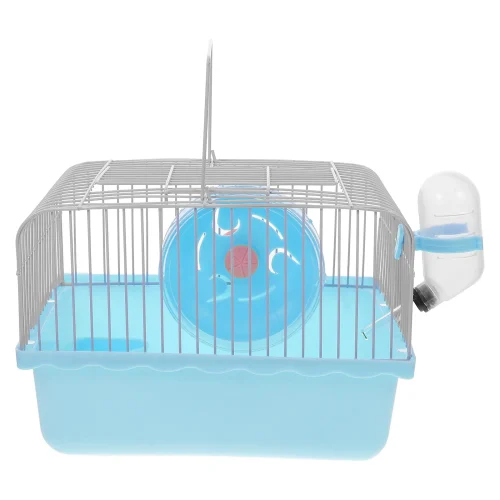 Portable Hamster Cage Travel Carrier for Small Pets Chinchillas Bunny Rabbit Bird Turtle Habitat Toy Multifunctional ABS