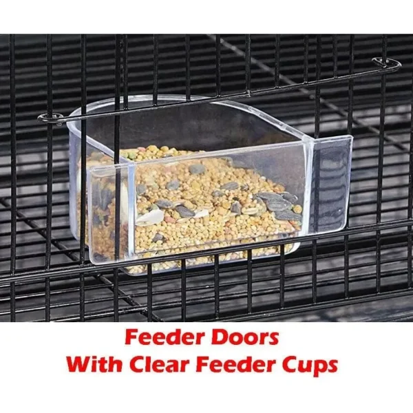 Lot of 6 Breeding Bird Carrier Cage for Parakeet Canary Finch Loverbird