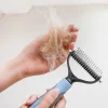 Dog Brush Pet Hair Remover Professional Pet Shedding Brush for Dogs Cats Pet Fur Knot Cutter Cat Comb Brushes Dog Accessories