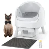 Automatic Litter Box, Self Cleaning Cat Litter Box for Multiple Cats, with Liners and Mat Included, Gift for Your Cat Friends