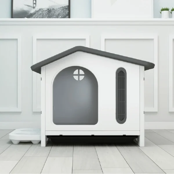 Dog house, indoor and outdoor dog kennel, all season universal plastic dog house, dog cage, household dog villa, pet house, pet