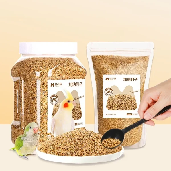Bird Food Canary Seeds Parrot Food Peony Tiger Skin Xuanfeng Feed Shelled Special Grain General Bird Food Parrot Bird Food Feed