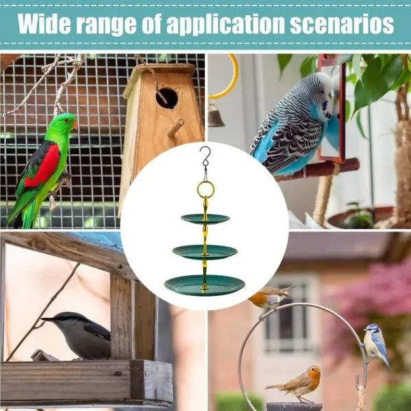 Bird Feeder Bath Bluebird Feeder Hangable Birdfeeder Birdbaths Fountain For Balcony Outdoor And Garden Decoration