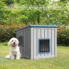 Dog House Indoor and Outdoor with Weatherproof Roof Removable Floors for Small to Middle Sized Dogs Easy to Assemble