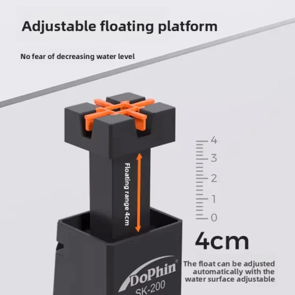 Miniature Motorized Mini Aquarium Surface Skimmer Ultra Quiet Floating Oil Processor free 1 universal plug
