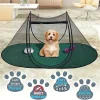 Camping cat and dog tent foldable pet fence, outdoor travel camping portable breathable cat and dog house, pet tent