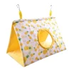 Bird Hanging Hammock for Cage Winter Warm Nest Tent House Hideout Parrot Snuggle for Sleeping Playing & Rest D0LD