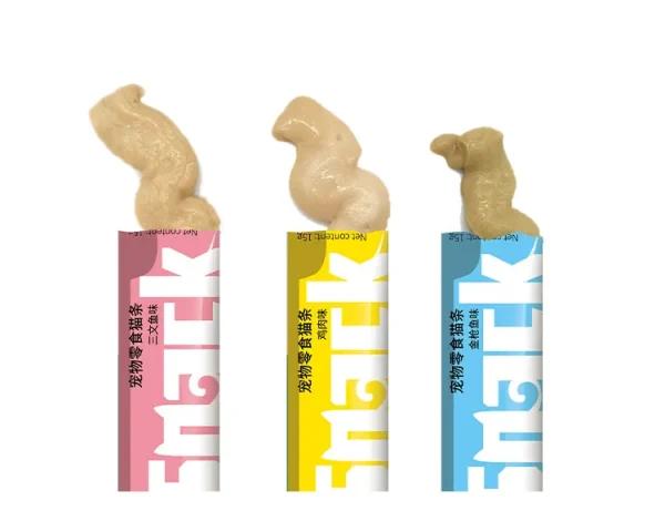 Pet Snacks Cat Strips Young Cat Wet Food Pack Nutrition Chicken Cod Salmon Formula Mixed Flavor Cat Liquid Snacks