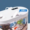 USB Mini Desktop Aquarium Built-in Water Pump / LED light / Filter Self circulation and self circulation goldfish tank