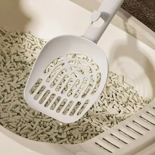 Large Capacity Cat Litter Box Cat Toilet Kitty Sandbox Cats Cleaning Basin Bathroom Semi Closed Splashproof Cats Tray Pet Supply