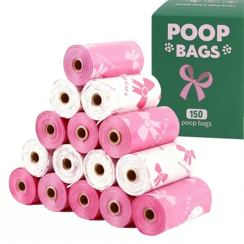 12 Rolls 180 Count Super Thick Dog Poop Bags,Leak-Proof Polyethylene Suitable For Cats & Dogs, Perfect Pet Cleaning Supplies