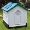 Plastic Doghouse All-season Detachable Washable House Moulding Outdoors Rainproof Sun Protection Big Small Universal Pet Product