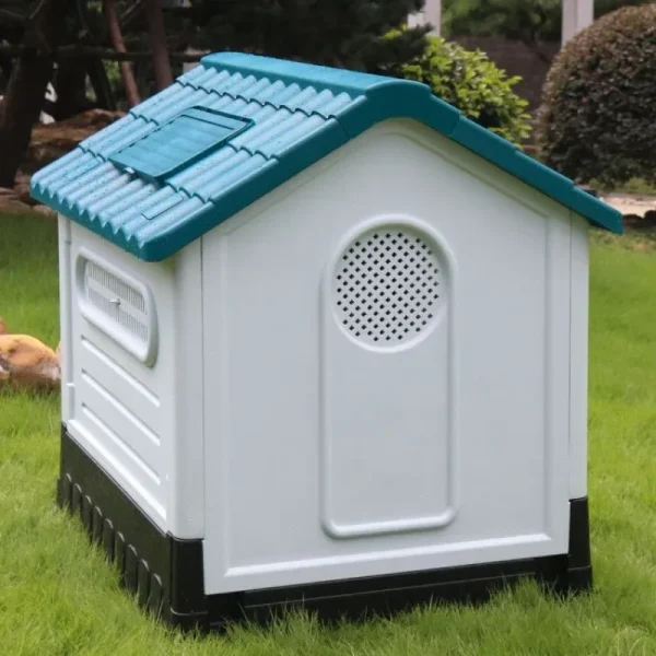 Plastic Doghouse All-season Detachable Washable House Moulding Outdoors Rainproof Sun Protection Big Small Universal Pet Product
