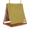 Bird House Parrot Sleeping Bed Scratch Resistant Imitate Rattan Swing Cage Accessory For Lovebirds Parakeet Cockatiels Budgies